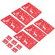 thumbnail image 4 of Almohadilla de aislamiento térmico, 12 piezas Almohadilla para olla con aislamiento térmico rojo Almohadilla para sartén caliente Funcionalidad inteligente, 4 of 5