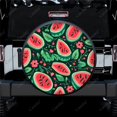 thumbnail image 1 of Watermelon Slices And Leaves Polyester Universal Spare Wheel Tire Cover Custom Tire-Covers for Trailer RV SUV Truck Camper, 1 of 5