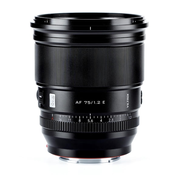 VILTROX PRO 75mm f/1.2 E for Sony e-Mount, 75mm f1.2 Auto Focus Prime Lens for Sony E Mount Mirrorless a7 a6700 a6500
