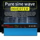 thumbnail image 5 of Convertidor inversor de corriente para coche de onda sinusoidal pura de 1000W y 2000 vatios, CC de 1 Tomshoo Convertidor de potencia, 5 of 7