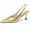 Gold, variant on Women Kitten Heels Slingback Low Heel Pumps Dress Shoes for Women Closed Pointed Toe Pearl Heels for Work Wedding Bridal