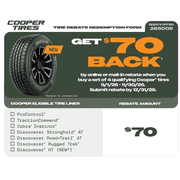 Cooper Discoverer Road+Trail AT All Terrain 255/70R18 116T XL Light Truck Tire