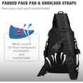 thumbnail image 5 of Nvzi Bolsa de almacenamiento de aparejos de pesca Mochila de hombro para exteriores Mochila de pesca Mochila de caza, 5 of 5