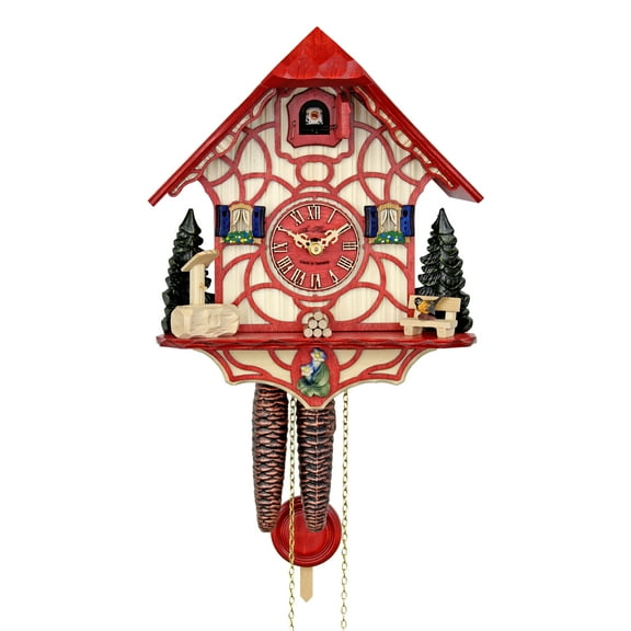 HerrZeit by Adolf Herr Cuckoo Clock - Magic Red