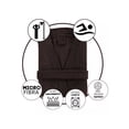 thumbnail image 4 of Bata de Baño Unisex Microfibra Café, 4 of 4