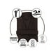 thumbnail image 4 of Bata de Baño Unisex Microfibra Café, 4 of 4