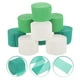 thumbnail image 2 of KAKOWELY 9 rollos de serpentinas de papel crepé verde y blanco con temática de jungla, 2 of 4