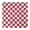 Red And White, variant on Red and White Checkered Pattern Square Fitted Tablecloth with Elastic Edge, Washable Table Cover for Home Kitchen Party and Daily Decor 36in(91cm)