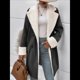 thumbnail image 4 of Abrigos de Invierno de Larga con Solapa Forrada para Mujer, Chaqueta Larga y Cálida con Doble Botonadura, Abrigo de Felpa. Gris Oscuro L, 4 of 8