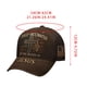 thumbnail image 4 of Gorra de béisbol vintage desgastada y lavada | Gorra de perfil bajo ajustable y desestructurada para hombre y mujer | Mezclilla ligera con estampado | Visera curva, 4 of 6