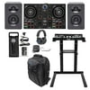 Hercules DJ CONTROL INPULSE 200 Controller+Mic+Headphones+Monitors+Bag+Stand
