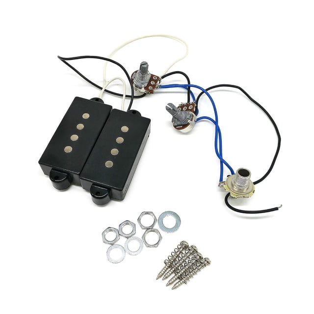 1 Juego de pastilla Humbucker de bajo P para piezas de bajo eléctrico profesional de 4 cuerdas