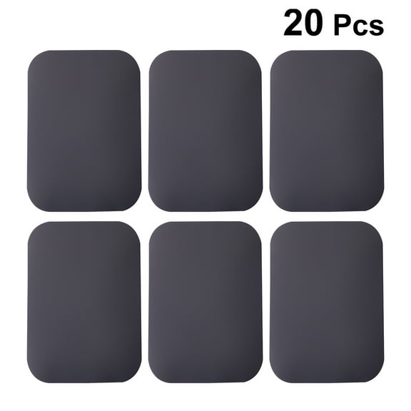 HOOWIFFY Magnetic Patch 20Pcs for Phone Mounts Black Simple Installation and Usage