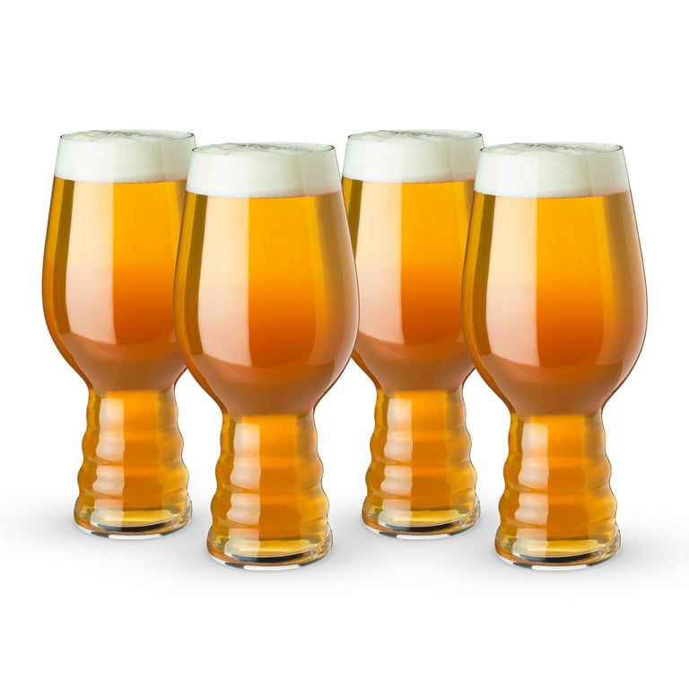Spiegelau Craft Beer IPA Glass, Set of 4, European-Made Lead-Free Crystal,  Modern Beer Glasses, Dishwasher Safe, Professional Quality Beer Pint Glass  Gift Set, 19.1 oz 