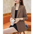 Black Highend Women‘s Small Suit 2024 Autumn New British Style Back