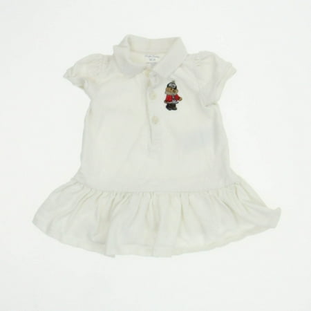 

Pre-owned Ralph Lauren Girls White Dress size: 3 Months