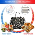 thumbnail image 4 of Pioneer Flower Floral Print Pattern Womens Lunch Box for Work,Insulated Large Lunch Bag,Leakproof Adult Lunch Bag for Work,Beach,Travel,Picnic,Camping, 4 of 6