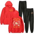 thumbnail image 5 of Josiah Queen merch The Prodigal Tour hoodies suits pocket drawstring hoodies sweatshirt Strap sports pants, 5 of 6
