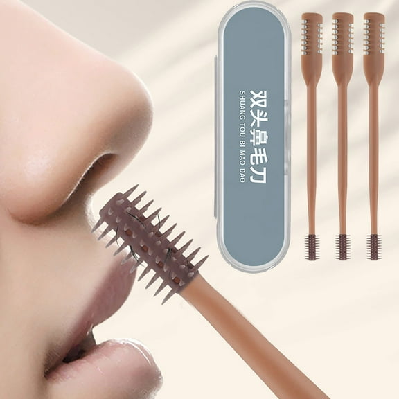 Nose Hair Trimmer Awwp Deep Discounts Head Staggered Nose Hair Cutter Shaver Manual Clean Nostril Cleaning Nose Hair Trimmer for Men and Women， Beauty Instrument Beauty Tools