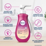Veet Hair Removal Cream, Body Hair Remover For Women, Sensitive Skin, 13.5 FL OZ
