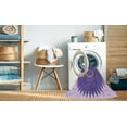 thumbnail image 2 of Ahgly Company Machine Washable Indoor Round Transitional Purple Amethyst Purple Area Rugs, 8' Round, 2 of 7