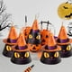 thumbnail image 1 of 10 bolsas de regalo con diseños de gatos para Halloween, bolsas de dulces y bolsas de alambre dorado OPP, 1 of 5