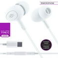 thumbnail image 2 of Escape - In-Ear Headphones with Type-C Plug, Built-in Microphone and Remote Control, Whit, 2 of 3