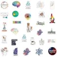 thumbnail image 4 of 50 Pcs Student Science Experiments Stickers| Physics Chemistry Biology Laboratory Experiments Waterproof Vinyl Stickers For Water Bottles Laptop Lugga, 4 of 5