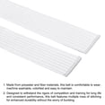 thumbnail image 3 of Uxcell 8.5FT Taekwondo Colored Ranking Belts for Competition Training, White 2 Pack, 3 of 6