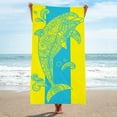 thumbnail image 6 of Rectangular Beach Towel Fine Fiber Towel Beach Mat Bath Towel Shawl Water Absorbing Portable And Drying All Season Universal Size Large Enough For, Usupdd 2025 Rectangular Beach Towel Fine Fiber, 6 of 7