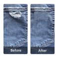 thumbnail image 2 of ziyahi 5 Pieces Jean Patch Clothing Part Rectangle Shape Household Accessories, 2 of 6