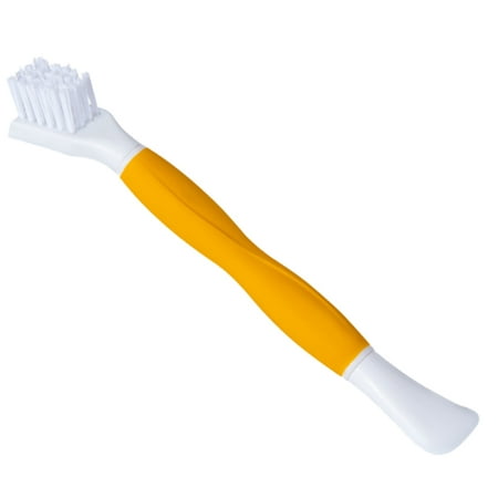 

2 in 1 Cup Brush Reusable Multifunctional Crevice Cleaning Brush for Home Yellow Crevice Brush