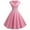 Pink, variant on Patlollav Dresses Women V-Neck Summer Solid Casual Short Sleeve Mini Dress