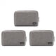 thumbnail image 1 of 3X Bolsa de Almacenamiento Portátil de Viaje Adaptador de Corriente Multifuncional Bolsa de Almacenamiento Portátil de Datos de Energía Móvil Gris Cable Cargador, 1 of 5