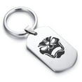 thumbnail image 1 of Stainless Steel Persian Immortal Warrior Champion Dog Tag Keychain Circle Ring, 1 of 2
