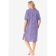 thumbnail image 2 of Dreams & Co. Plus Size Short-Sleeve Sleepshirt, 2 of 6