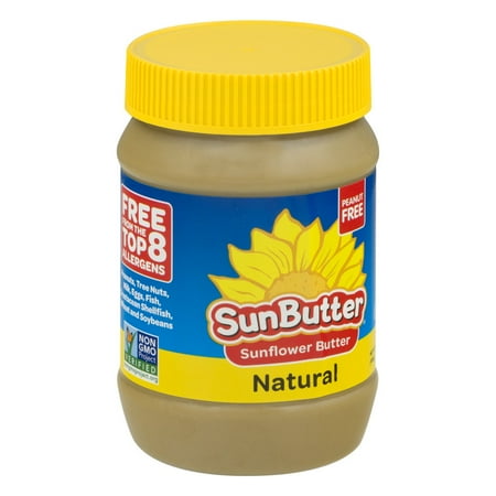 Illipe Butter - SunButter Natural Sunflower Butter, 16 oz