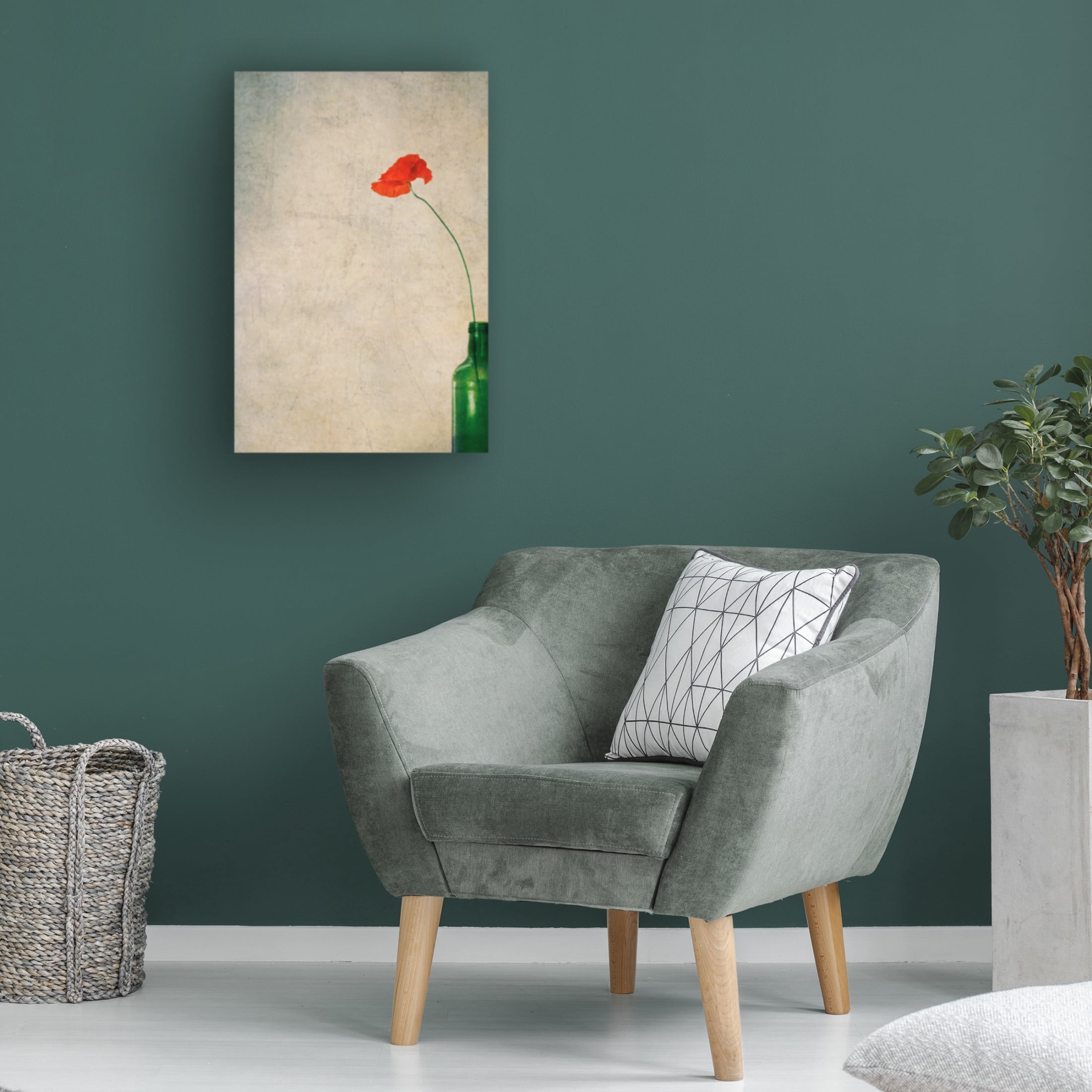Canvas Wall Art - Delphine Devos 'With Mouth Wide A Pout For A Sultry Kiss  ' Wall Art for Living Room, Bedroom, or Office Décor by Trademark Fine Art - 12 x 19 Inches