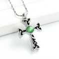 thumbnail image 5 of Cremation Jewelry Cross Urn Necklaces for Ashes for Women for Men, Retro Cross Memorial Keepsake Urn Pendant, 5 of 7