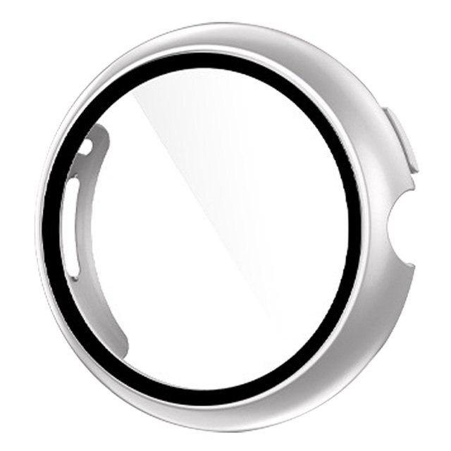 Película de vidrio templado completo + Protector de pantalla de cubierta para Google Pixel Watch (Plata) WDOplteas Para estrenar