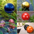 thumbnail image 6 of 2 Packs Gazing Globe Decor Ball, 2 Inch 51mm Polished Hollow Ball, Orange, 6 of 7