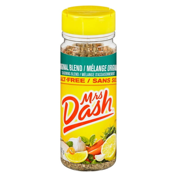 Mélange D'Assaisonnement Original Mrs. Dash Sans Sel. Plus de 20 épices mélangées. Mélange D'Assaisonnement Origi