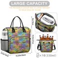 thumbnail image 5 of Pioneer Flower Floral Print Pattern Womens Lunch Box for Work,Insulated Large Lunch Bag,Leakproof Adult Lunch Bag for Work,Beach,Travel,Picnic,Camping, 5 of 6