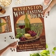 thumbnail image 3 of Lantern Press 1000 Piece Jigsaw Puzzle, Washington Wine Tasting Vintage Sign, 3 of 5