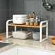 thumbnail image 1 of Xihbxyly Estante de Cocina, Estante de Almacenamiento Multifuncional, Elegante Diseño de Metal y Madera, Organización Resistente, Uso En Cocina y Baño, Solución Que Ahorra Espacio, Fácil Instalación, 1 of 7