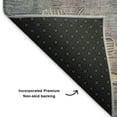 thumbnail image 5 of Addison Rugs Mayfield Premium Machine Washable Transitional Floral Gray Rectangle Rug, 2'6" x 3'10", 5 of 7