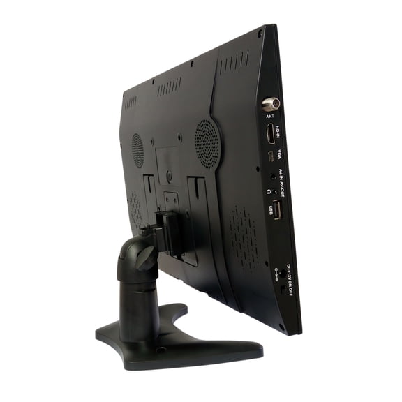 Naxa NT-1400 Portable 14.1" TV and Digital Multimedia Player with Built-in ATSC Tuner for Over-The-Air HD TV, USB Support, Rechargeable Lithium Battery, AC Power, and DC Car Cord, Black