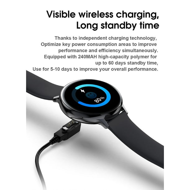 S20 ECG Smart Watch Men Women Full Touch Screen IP68 Waterproof