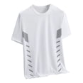 thumbnail image 3 of XIAOCHA Men Quick Dry Short Sleeve Crew Neck T Shirt Geometric Print Athletic Workout Casual Tee, 3 of 3
