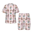 thumbnail image 1 of Balery Hello Easter Conjunto de Pijama Infantil de Manga Corta con Estampado – Ropa de Dormir de Algodón Suave-Small, 1 of 6